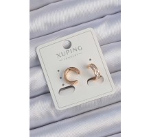 Xuping Rose Renk Zirkon Taş Kaplama Earcuff Küpe - TJ-BKP9426