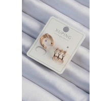 Xuping Rose Renk Zirkon Taşlı Earcuff Küpe - TJ-BKP9439