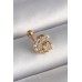 316L Çelik Gold Renk Zirkon Taşlı Ay Yıldız Tragus Piercing - TJ-PR1256