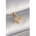 316L Çelik Gold Renk Zirkon Taş Detaylı Kurdele Model Tragus Piercing - TJ-PR1288