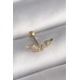 316L Çelik Gold Renk Zirkon Taş Detay Kanat Model Tragus Piercing - TJ-PR1290