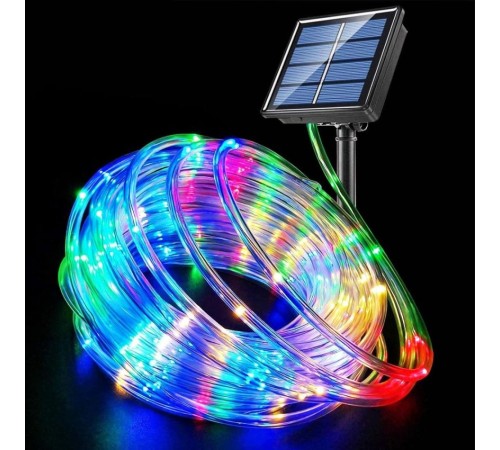 toptan-xml-dropshipping-100 Led 10 M Solar Led Işık RGB