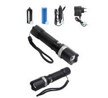 Swat Profesyonel Şarjlı El Feneri Ledli Flashlight Zoom Özellikli 6 Parça Full Set