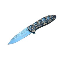 Browning YSTL2955BL Kurukafa Blue Çakı 19,5 cm  Manuel, Kemerlikli