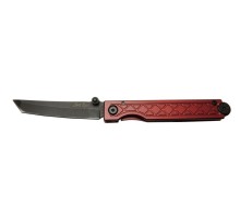 Chris Reeve Pocket Samurai 7425 RD Kırmızı Kamp / Outdoor Çakı 18cm - Manuel, Kemerlikli, Kutulu