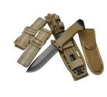 Tiger Tactical HTM 3321 B Kahverengi Outdoor / Survival Bıçak 27cm - Kauçuk Sap, Kılıflı, Kutulu