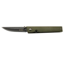 Crkt Ceo 7096 GRN Yeşil Kamp Çakı 18cm - Manuel, Kemerlikli, Kutulu