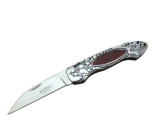 CRKT CR 0124 RD Kamp Çakı 20 cm - Metal Desenli Sap, Kılıflı, Kutulu