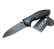 CRKT CR0249-BK Siyah Kamp Çakı 18 cm - Plastik Sap, Otomatik, Kılıflı, Kutulu