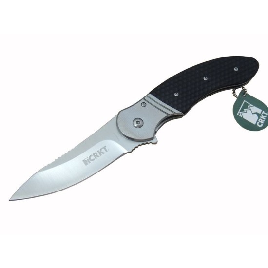 CRKT Hotenanny K 300 KXP Kamp Çakı 23 cm - Kaymaz Sap, Otomatik, Kılıflı