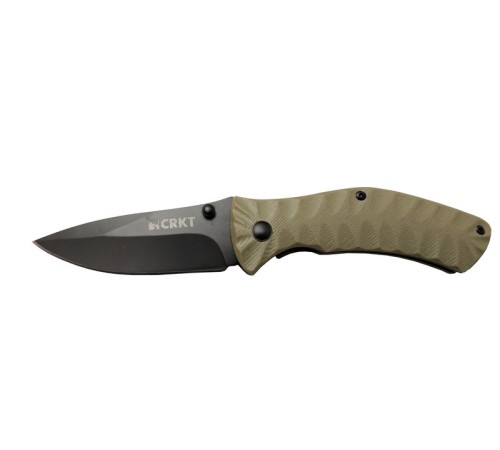 Crkt İncendor 2078 Gri Kamp Çakı 17,5cm - Manuel, Plastik Sap, Kemerlikli