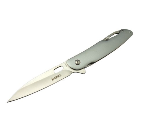 CRKT K240 XXP Kamp Çakısı 23 cm - Kancalı Metal Sap, Otomatil, Kılıflı, Kutulu