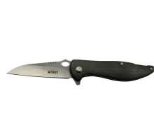 Crkt Lotus 1265 BK Siyah Kamp / Outdoor Çakı 18cm - Yarı Otomatik, Kemerlikli, Kutulu