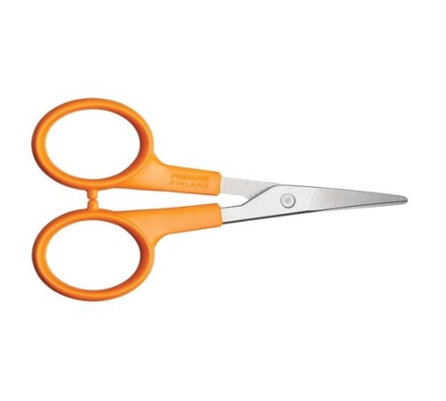 Fiskars 9808 M204 Kavisli Nakış Aplike Makası No: 4 inç / 10 cm - Paslanmaz Çelik