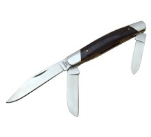 K-15 Falkon Üç Ağızlı / Üçlü Çakı 18 cm - Ahşap Saplı, Manuel