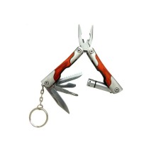 P 1172 Ahşap Mini Çok Amaçlı Pense / Çakı 7cm - Ahşap Metal Sap (Multitool)