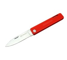 Remixon K200RED Kamp / Bahçe Çakı Kırmızı 18 cm - Manuel, Plastik Sap