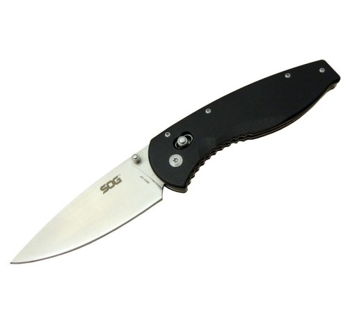 Sog AE01-CP Kamp Çakı 23 cm - Siyah Fiber Sap, Kılıflı