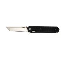 SOG Kendo Tanto 4011 BK Siyah Çakı 21cm - Metal Sap, Otomatik, Kılıflı