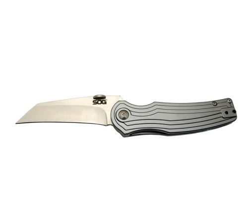 Sog Pinkerton 0689 Gri Kamp Çakı 18cm - Yarı Otomatik, Kemerlikli, Kutulu