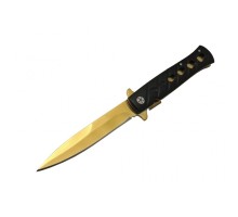 Venom K033 Gold Kamp Çakı 23cm- Yarı Otomatik, Kemerlikli