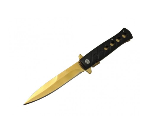 Venom K033 Gold Kamp Çakı 23cm- Yarı Otomatik, Kemerlikli