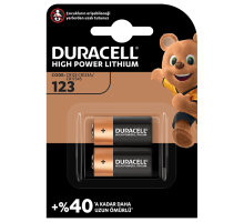 DURACELL ULTRA LİTYUM CR123A 2Lİ