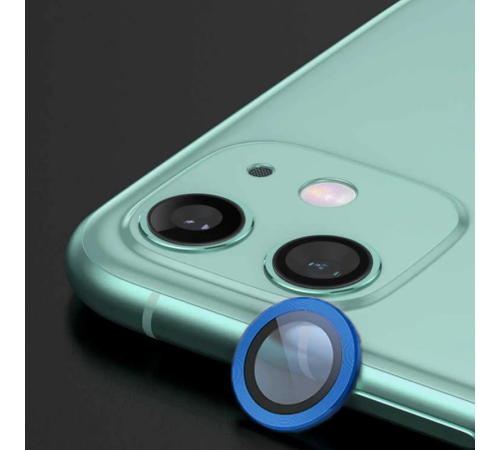 Apple Iphone 11 Uyumlu Kamera Koruyucu Lens MAVİ