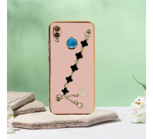 HUAWEİ P20 LİTE ELÇEK ŞANZELİZE KILIF ROSE GOLD