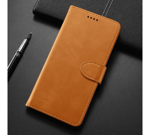 HUAWEİ P30 LİTE  KARTLIKLI CÜZDAN KILIF (DELUXE WALLET CASE)  KAHVERENGİ