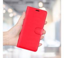 HUAWEİ P20 LİTE  KARTLIKLI CÜZDAN KILIF (DELUXE WALLET CASE)  KIRMIZI