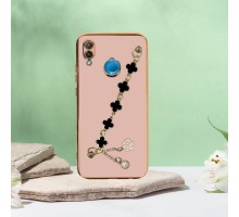 HUAWEİ Y6 2019 ELÇEK ŞANZELİZE KILIF ROSE GOLD