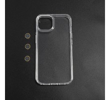 İPHONE 15 ŞEFFAF LENS HEDİYELİ CLEAR CASE (RENK SEÇENEĞİ LENS İÇİNDİR) SİYAH