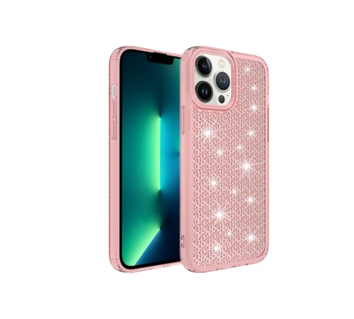 İPHONE 14 PLUS SNOW SİLİKON KAPAK PEMBE