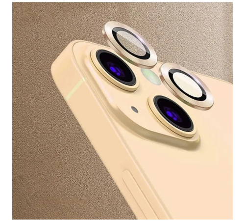 Iphone 15 Birebir Uyumlu Kamera Lens Koruyucu Cam SARI