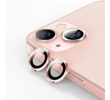 Iphone 15 Plus Birebir Uyumlu Kamera Lens Koruyucu Cam PEMBE