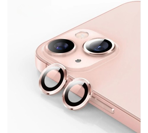 Iphone 15 Plus Birebir Uyumlu Kamera Lens Koruyucu Cam PEMBE