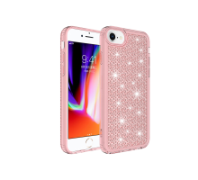 İPHONE 7/8/SE SNOW SİLİKON KAPAK PEMBE