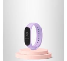 Mi Band 3-4 Uyumlu Silikon Kordon M3-M4 Uyumlu LİLA