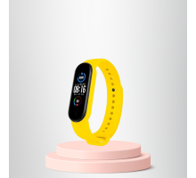 Mi Band 3-4 Uyumlu Silikon Kordon M3-M4 Uyumlu SARI