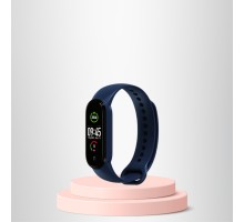 Mi Band 5-6 Uyumlu Silikon Kordon M5-M6 Uyumlu LACİVERT