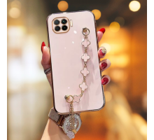 OPPO RENO 4 LİTE  ELÇEK ŞANZELİZE KILIF ROSE GOLD