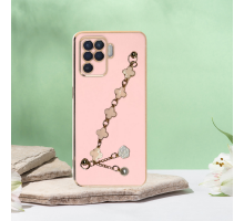 OPPO RENO 5 LİTE  ELÇEK ŞANZELİZE KILIF ROSE GOLD