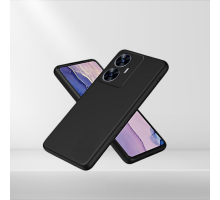 REALME C55 RUBBER SİLİKON KILIF SİYAH