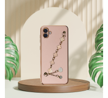 SAMSUNG A03 ELÇEK ŞANZELİZE KILIF ROSE GOLD