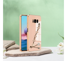 SAMSUNG S8 PLUS ELÇEK ŞANZELİZE KILIF ROSE GOLD