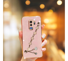 SAMSUNG S9 PLUS ELÇEK ŞANZELİZE KILIF ROSE GOLD