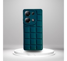 Xiaomi Poco M6 Pro 4G Uyumlu  Silikon Madlen Case YEŞİL