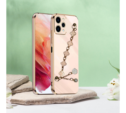 XİAOMİ REDMİ 12 4G ELÇEK ŞANZELİZE KILIF ROSE GOLD