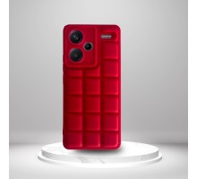 Xiaomi Redmi Note 13 Pro Plus 5G Uyumlu  Silikon Madlen Case KIRMIZI